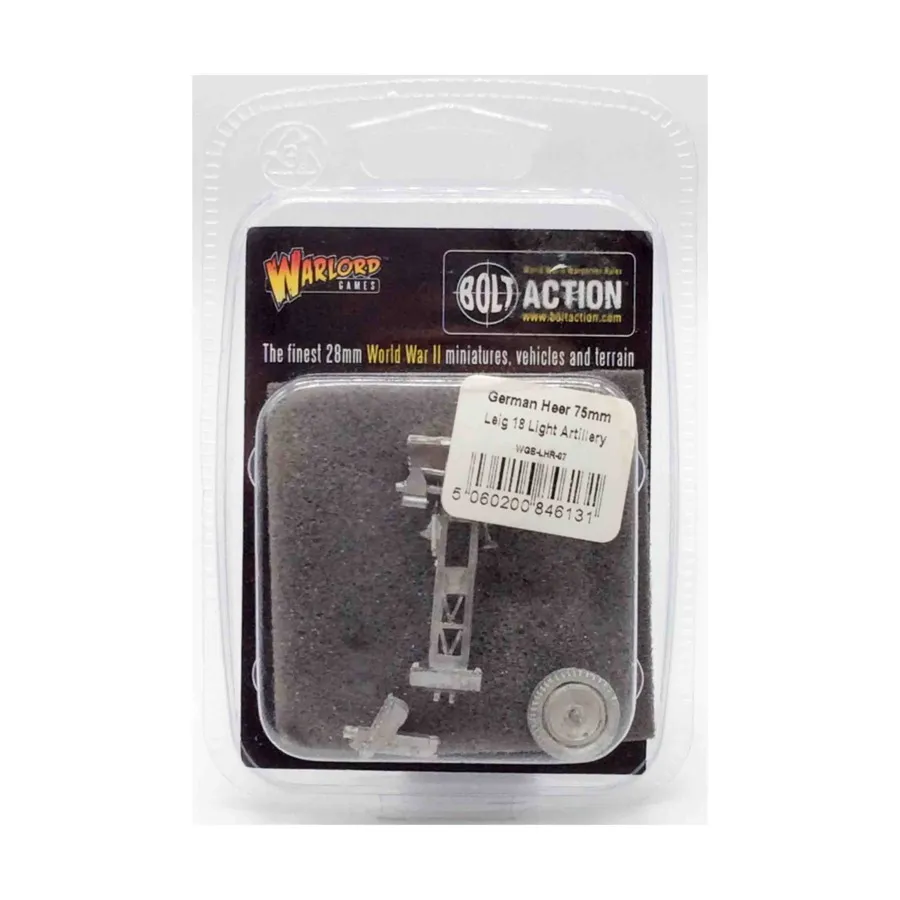 

Немецкая 75-мм легкая артиллерийская установка Heer leIG 18, Bolt Action - Assorted Miniatures (28mm) (Fully Painted by Desktop Dioramas)