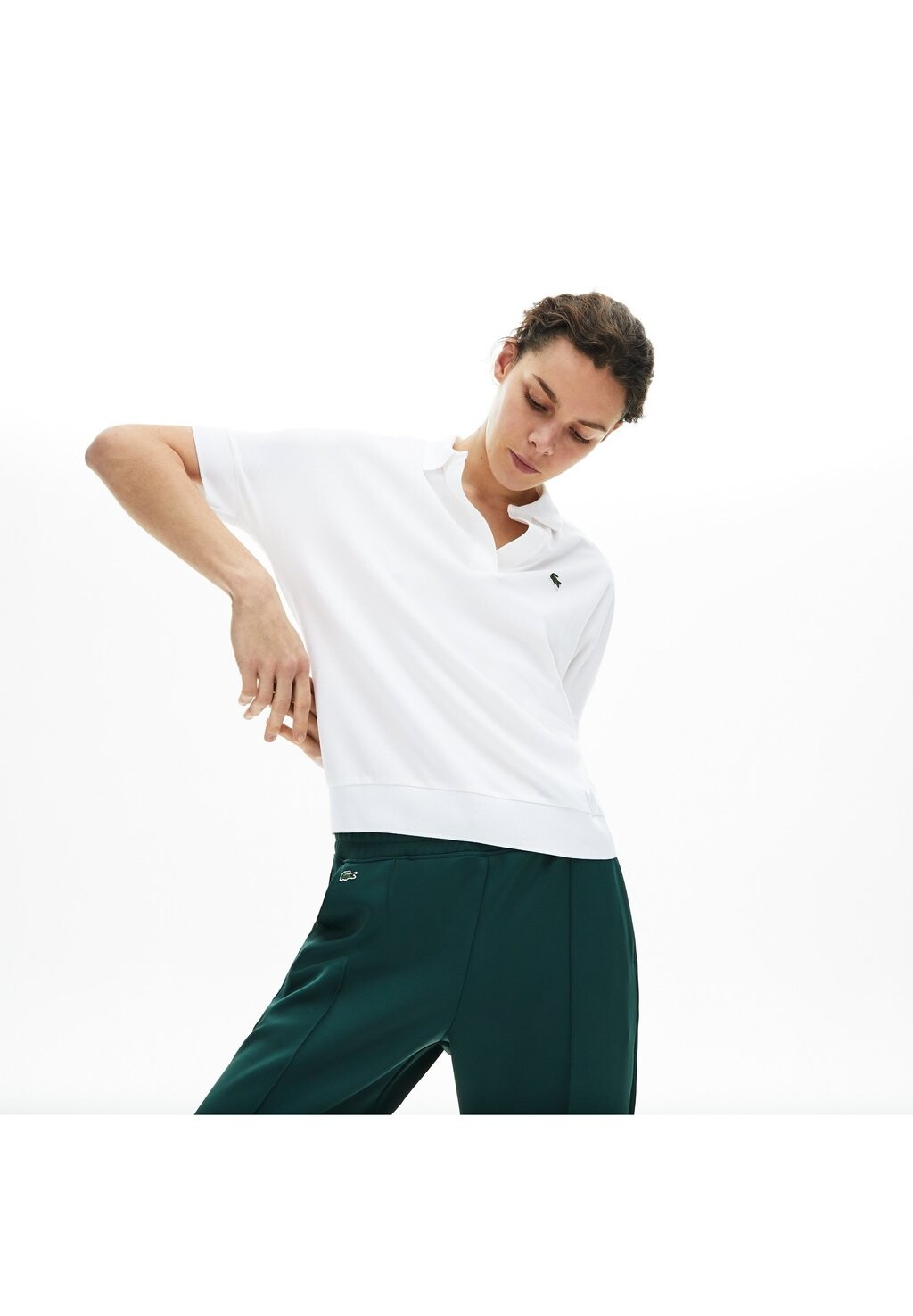 

Рубашка поло Lacoste, белый