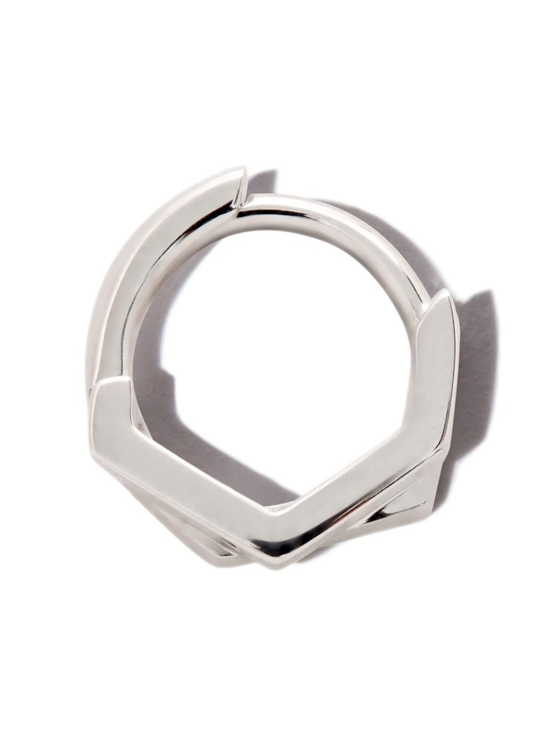 

Серьги-кольца Antifer из белого золота Repossi, серебряный
