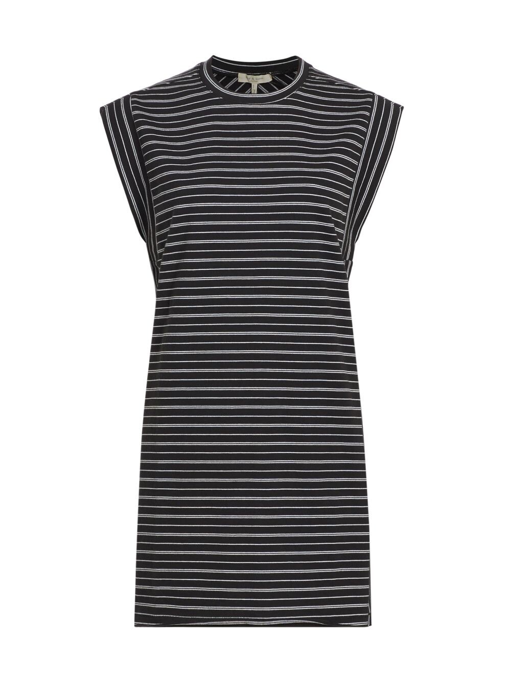 

Мини-платье Muscle из джерси в полоску rag & bone, черный