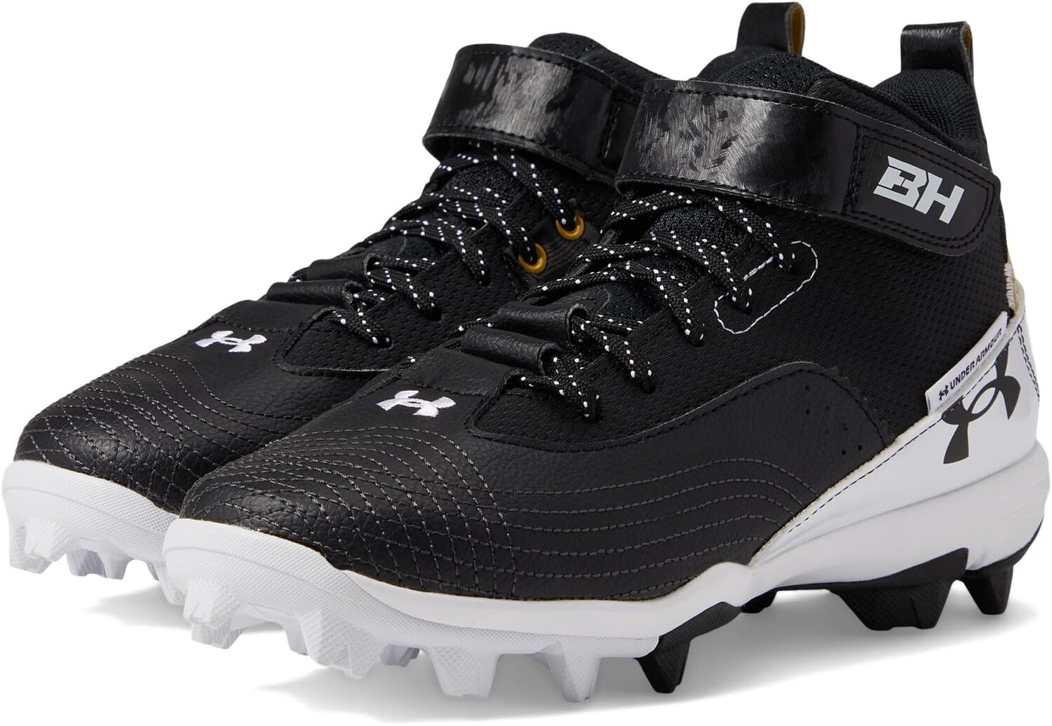 

Бутсы Harper 7 Mid RM Under Armour, цвет Black/White/Black