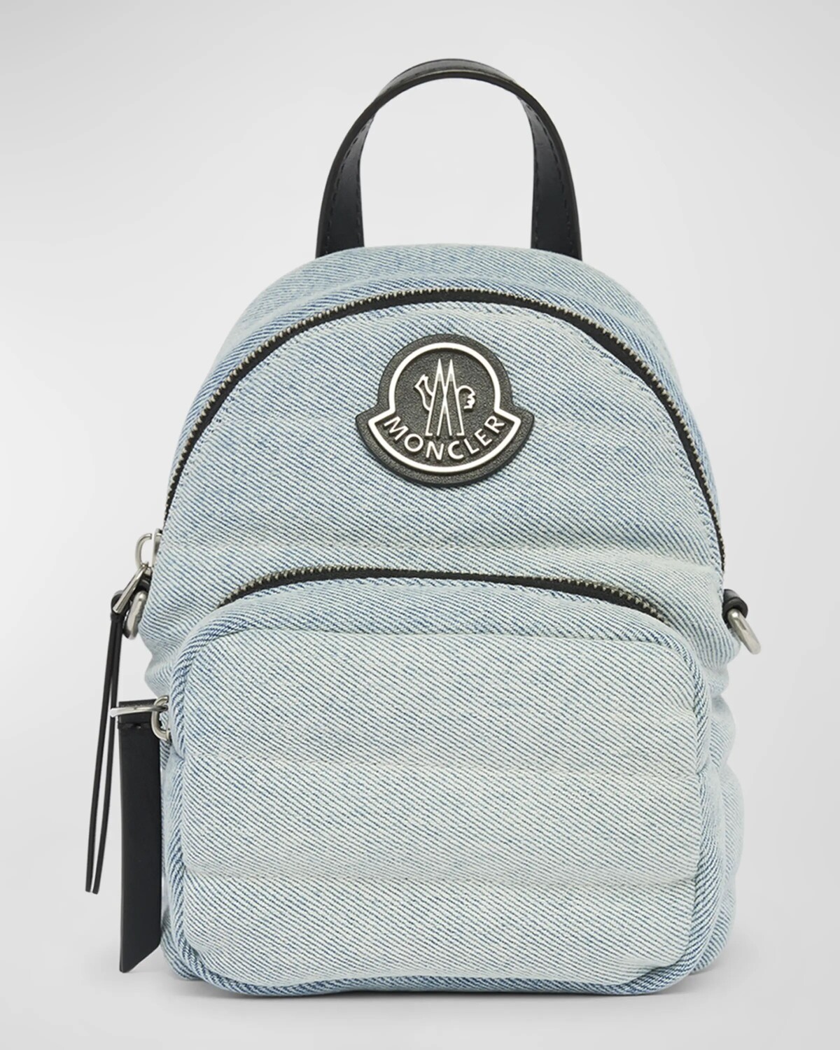 

Маленький джинсовый рюкзак через плечо Kilia Moncler, цвет Medium Blue