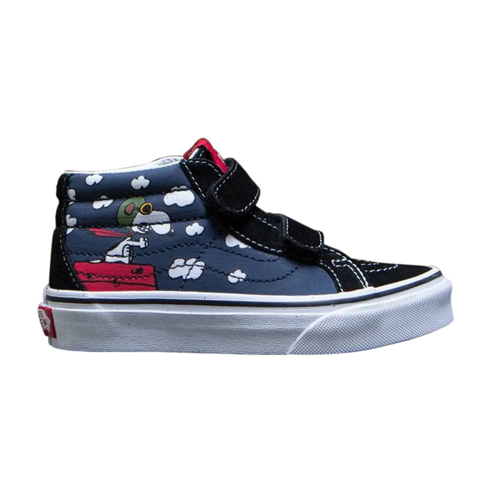 Кроссовки Peanuts x Sk8 Mid Reissue 5 Vans, черный