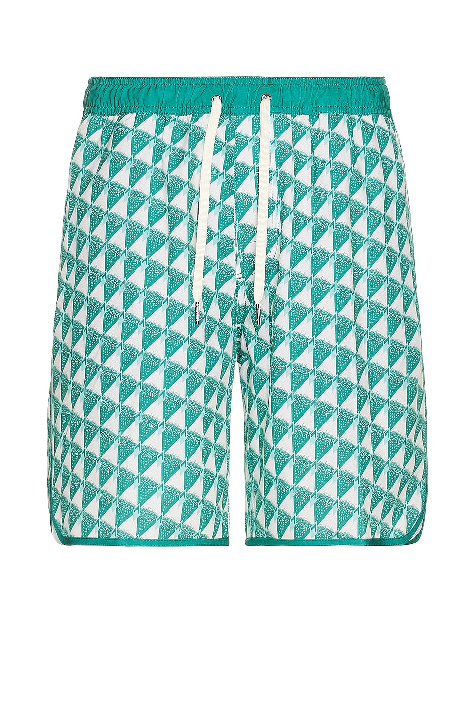 цена Шорты Fair Harbor the Anchor Swim Shorts, цвет Green Triangles