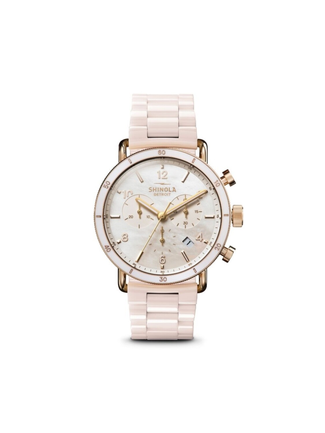 

Наручные часы The Canfield Sport 40 мм Shinola, белый