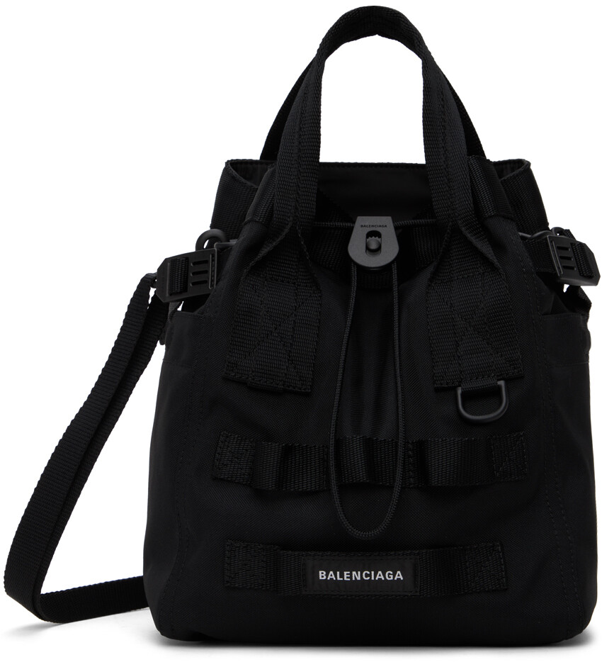 

Маленькая армейская сумка-тоут Black Black Balenciaga