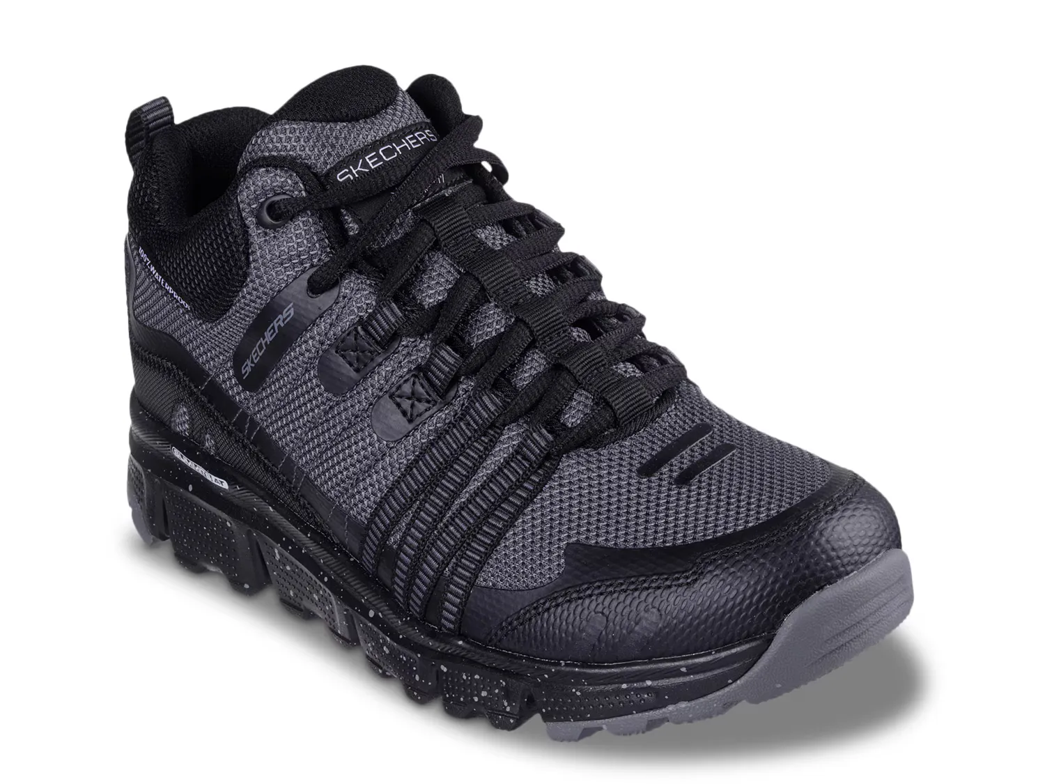 

Кроссовки Hands Free Slip-Ins: Summits Waterproof Trail Shoe Skechers, черный/серый