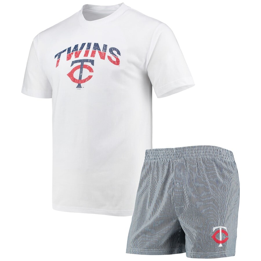 

Пижамный комплект Concepts Sport Minnesota Twins, белый
