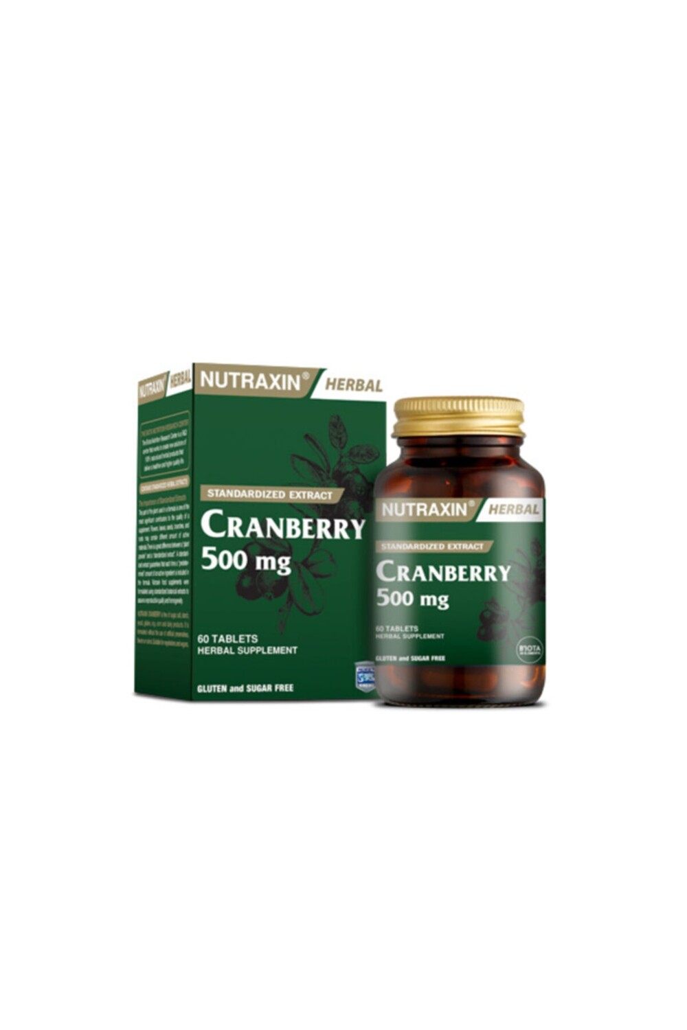 

Nutraxin Cranberry - Пищевая добавка, содержащая клюкву, 60 таблеток