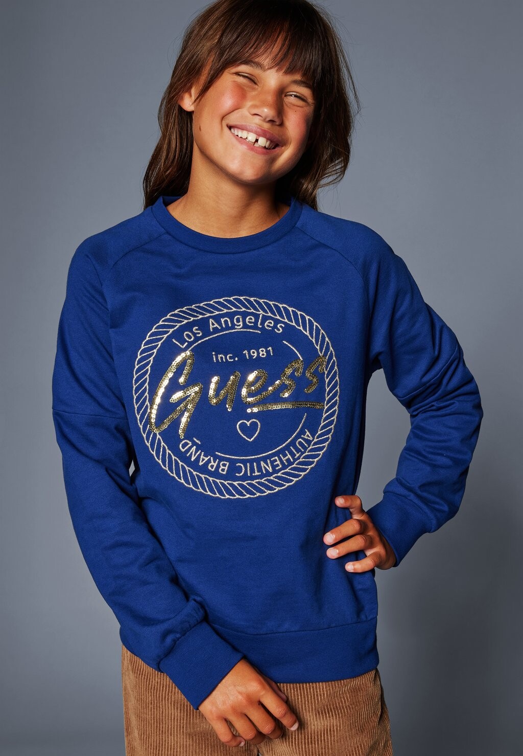 

Толстовка Junior Active Guess, цвет sharp navy