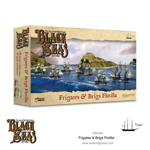 Фигурки Black Seas: Frigates & Brigs Flotilla (1770-1830) Warlord Games