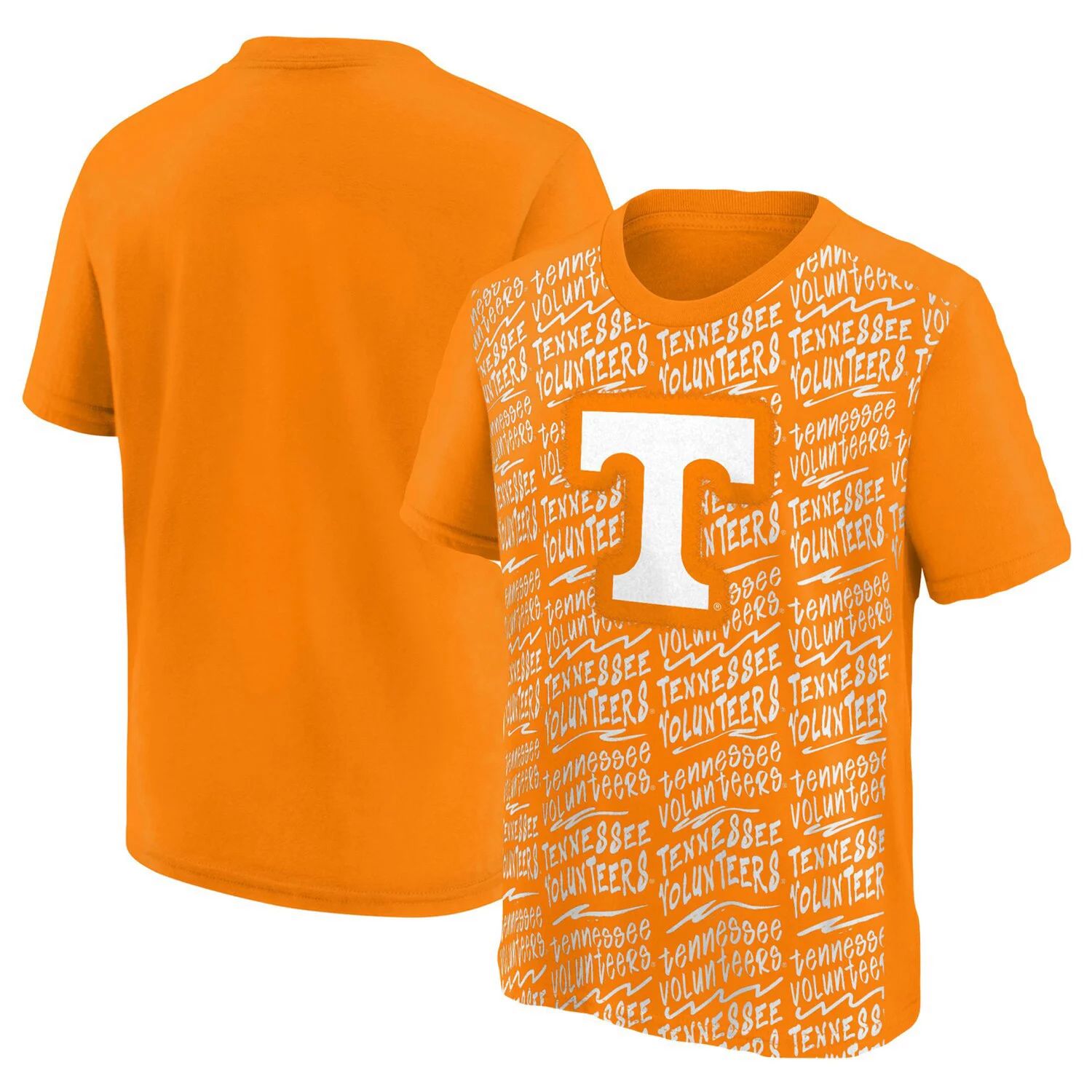 флаг штата теннесси Образцовая футболка молодежного штата Теннесси Оранжевая футболка волонтеров Теннесси Outerstuff