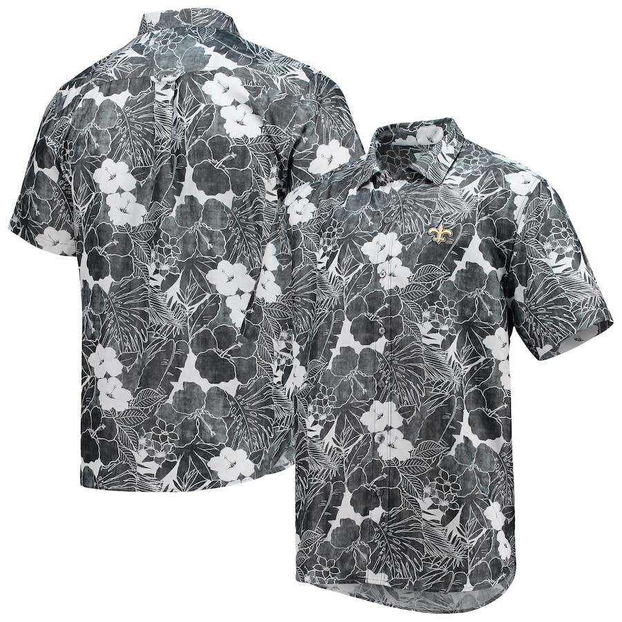 

Рубашка Tommy Bahama New Orleans Saints, черный