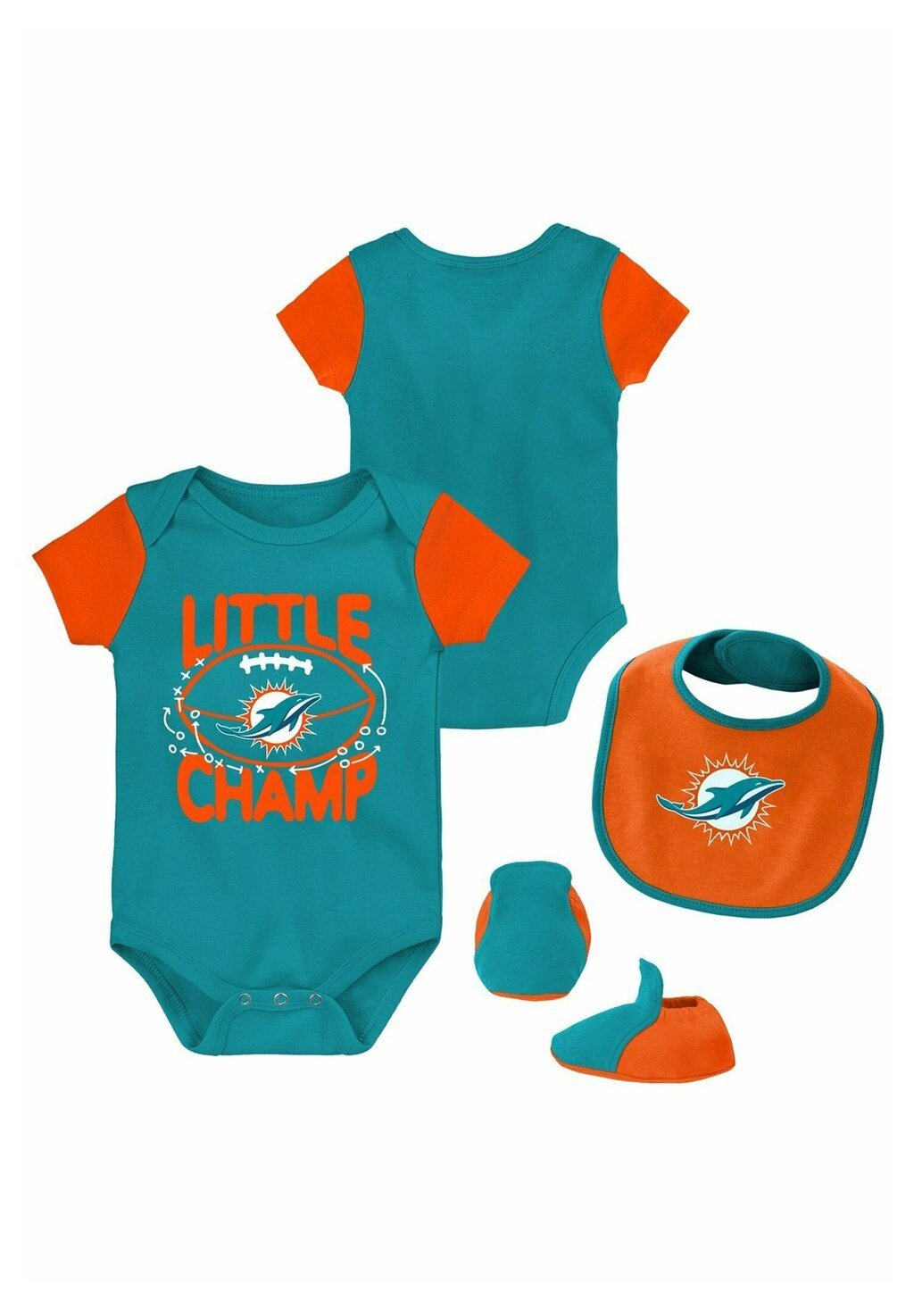 

Подарок на рождение SET MIAMI DOLPHINS Outerstuff, цвет teal