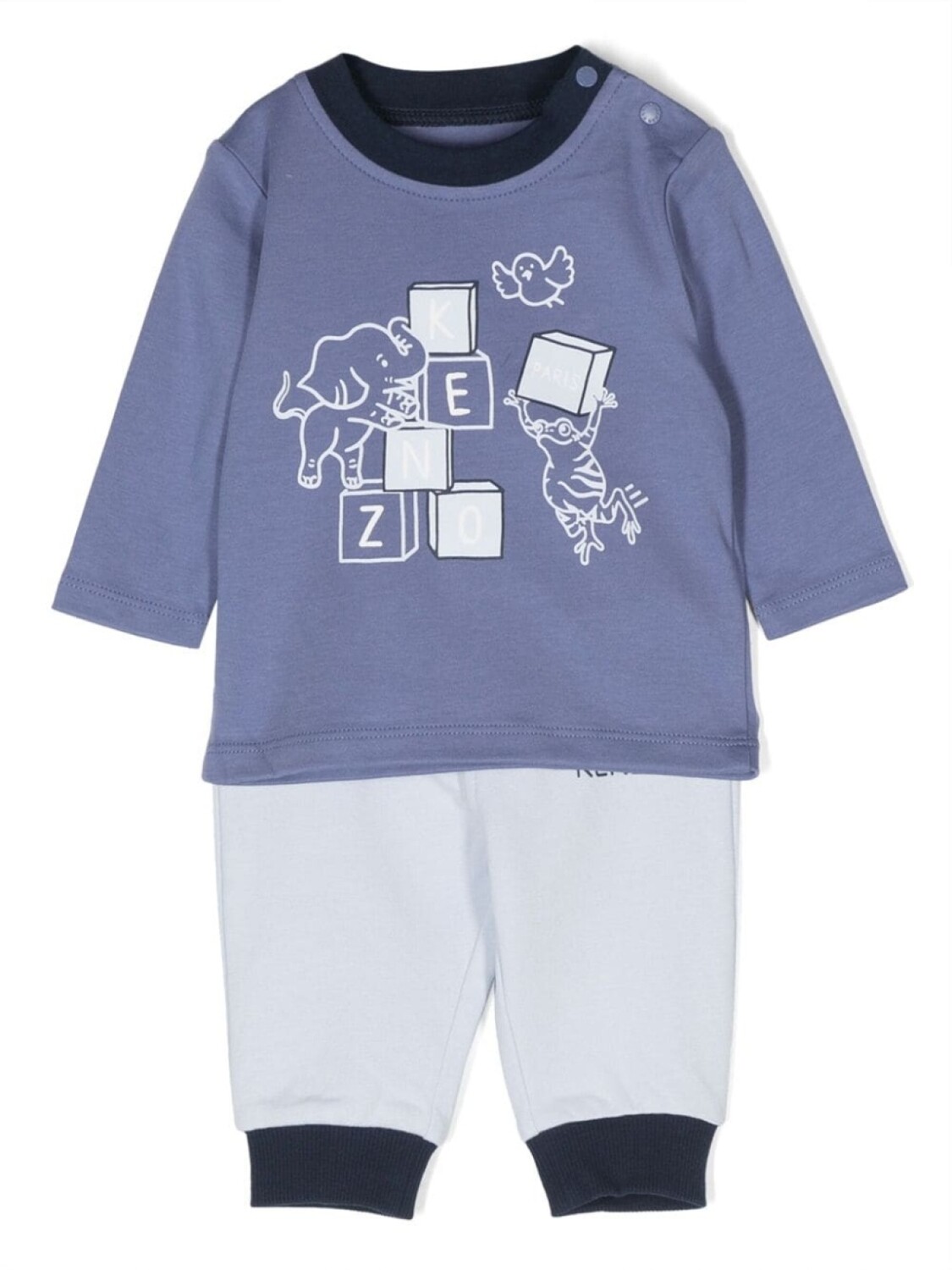 

Kenzo Kids спортивный костюм с логотипом, синий