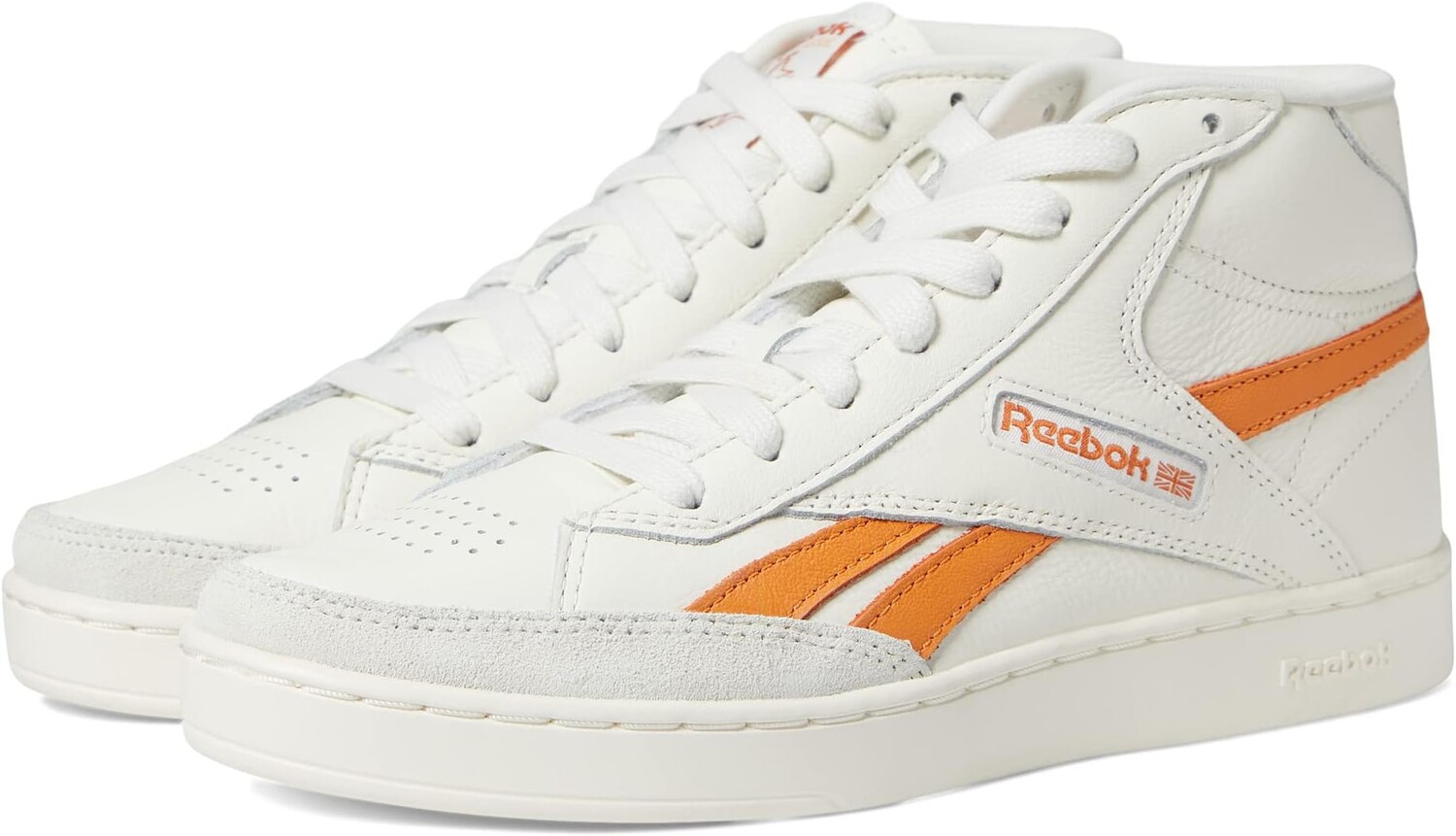 

Кроссовки Club C Form High-Top Reebok, цвет Chalk/Peach Fuzz/Burnt Orange