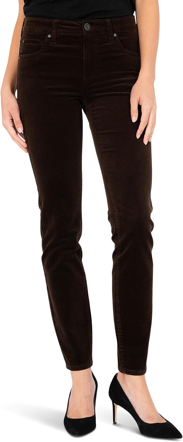 

Джинсы Diana Corduroy Skinny KUT from the Kloth, цвет Wine