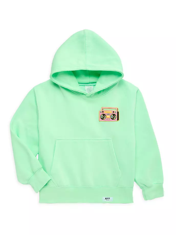 

Толстовка Little Kid's & Kid, окрашенная вручную Worthy Threads, зеленый