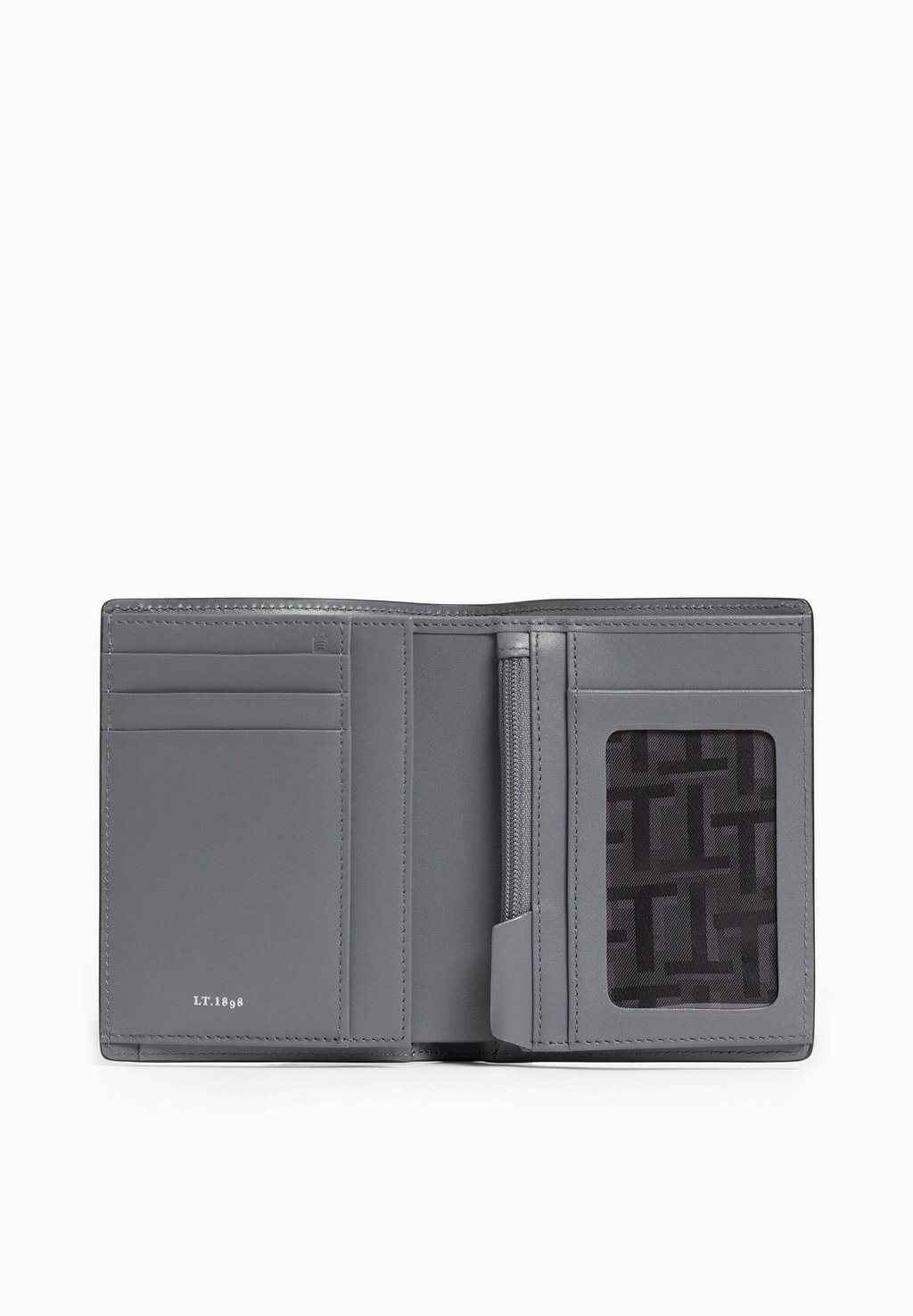 

Кошелек VERTICAL ZIPPÉ 2 VOLETS EMILE MONOGRAMME Le Tanneur, серый