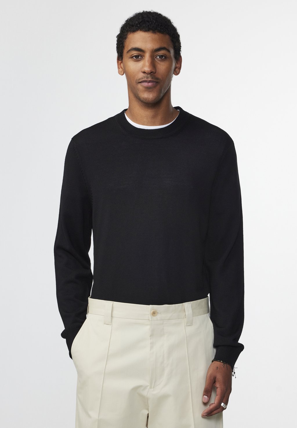 Вязаный свитер TED NN.07, цвет black