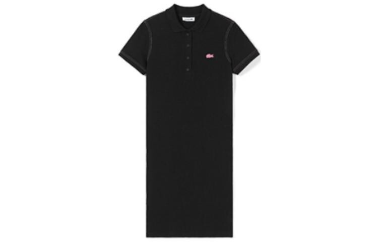 

LACOSTE Женское платье с короткими рукавами, цвет Black
