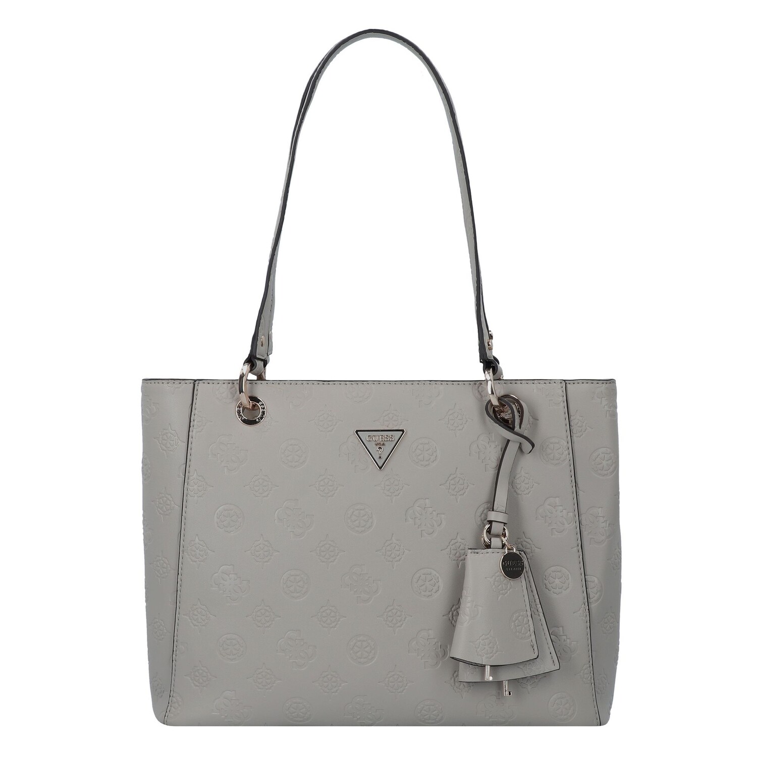 

Сумка через плечо Guess Jena 37 cm, цвет taupe logo