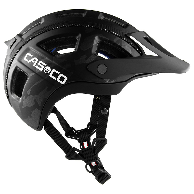 цена Велосипедный шлем Casco MTBE 2, цвет Black/Camo Matt