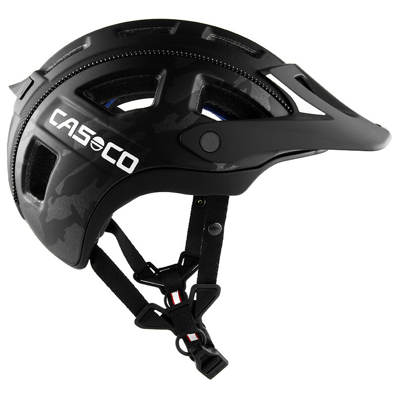 

Велосипедный шлем Casco MTBE 2, цвет Black/Camo Matt, Черный