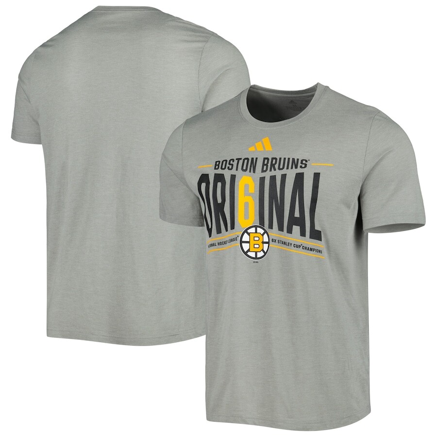 

Футболка с коротким рукавом adidas Boston Bruins, серый