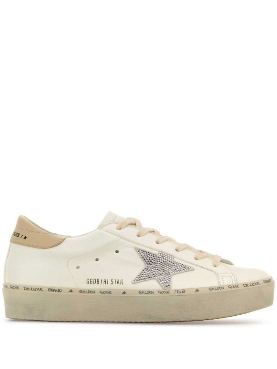 

Golden Goose кроссовки Hi Star, нейтральный цвет