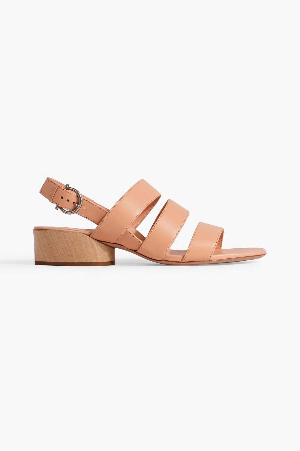 

Кожаные босоножки Trezze 30 с пяткой на пятке FERRAGAMO, оранжевый