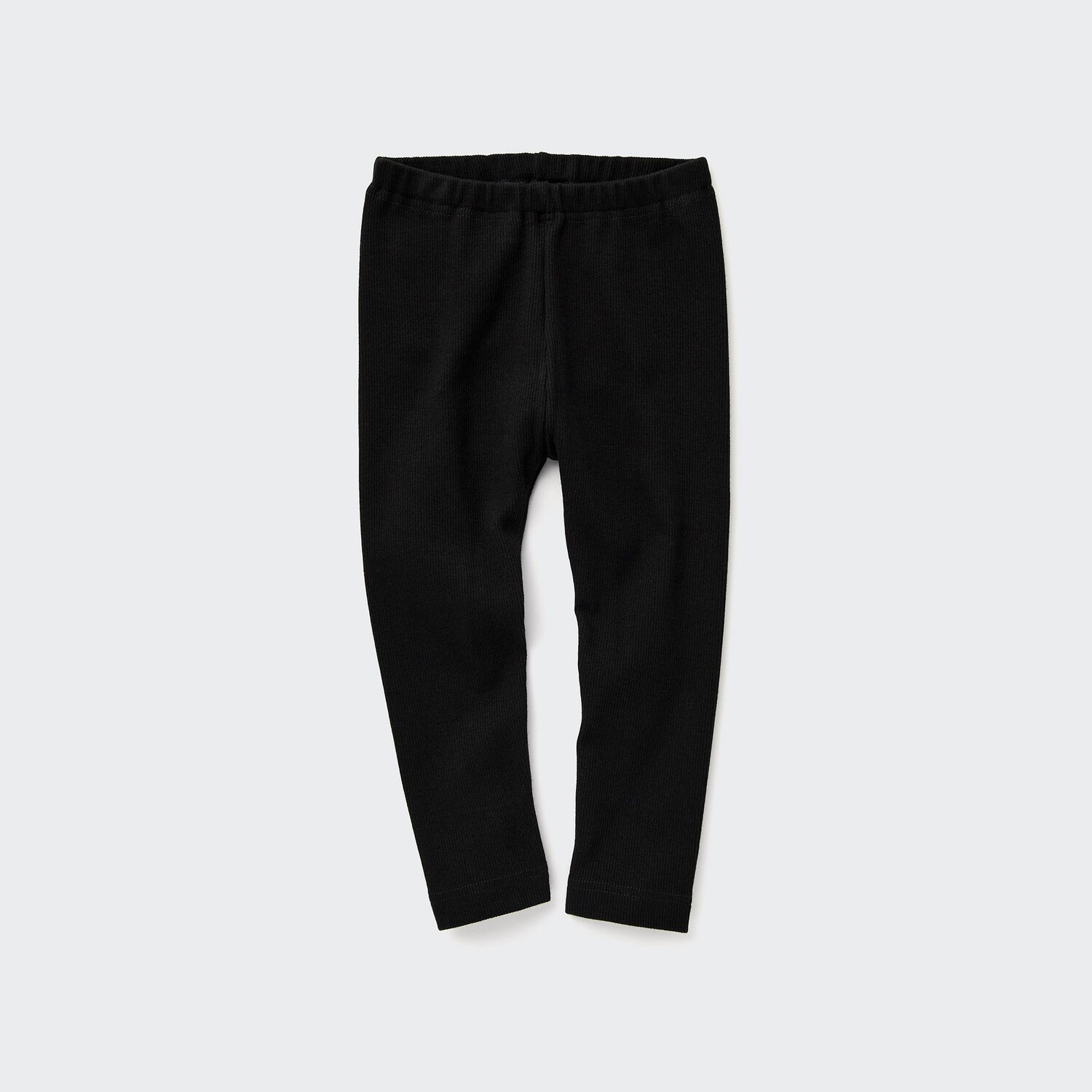 

Леггинсы в рубчик из хлопка для малышей Uniqlo, черный