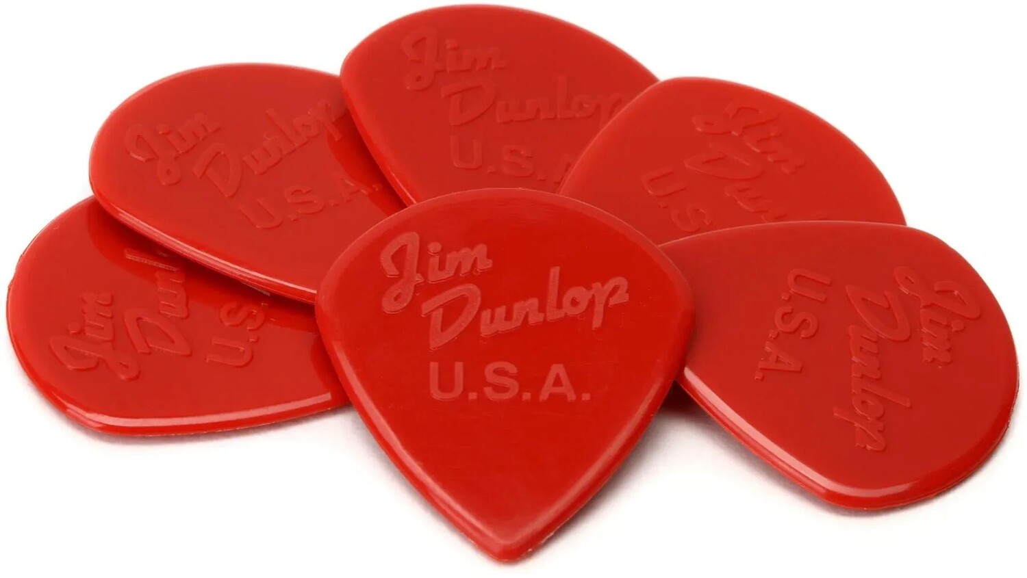 

Медиаторы Dunlop 47P3N Nylon Jazz III для гитары — наконечник Red Point, 1,38 мм (6 шт.)