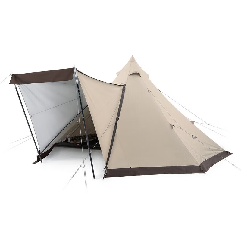 

Восьмиугольная палатка-пирамида NatureHike Ranch NH20ZP014 в стиле снежной юбки - солнцезащитный «Зыбучие пески», золотой, водо- и ветрозащитный