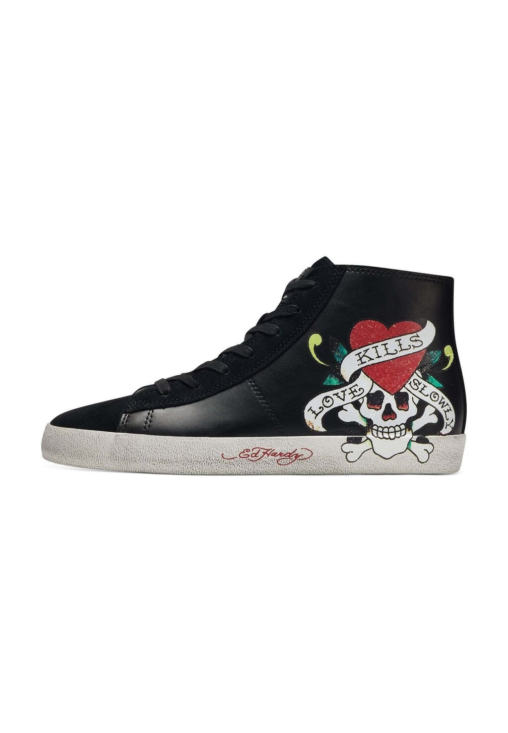 

Высокие кроссовки Ed Hardy, черно-белый
