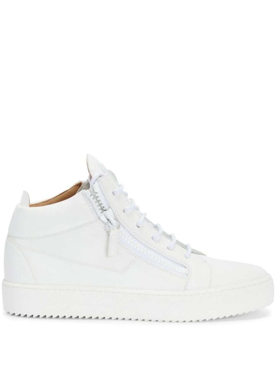 

Giuseppe Zanotti кеды Kriss с молниями, белый