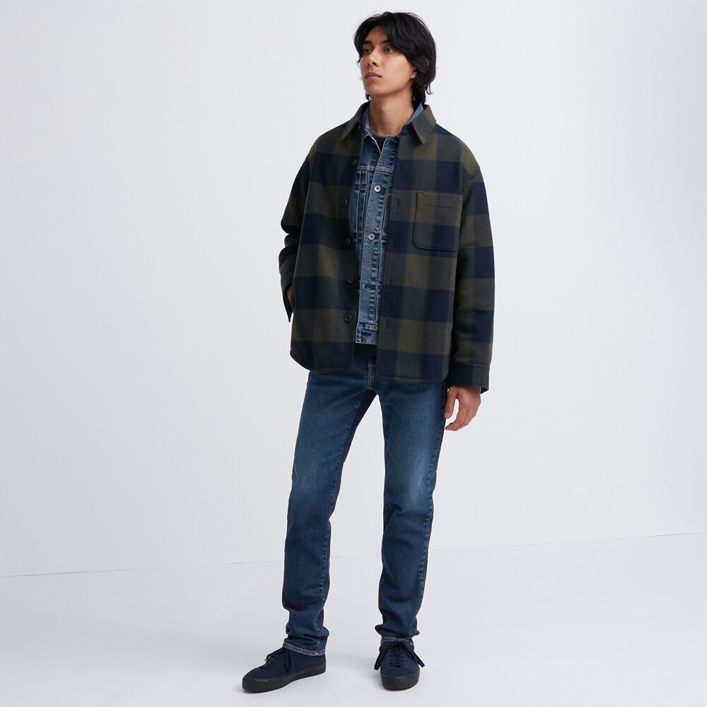 

Мужские и женские облегающие джинсы Uniqlo (прямые брюки)