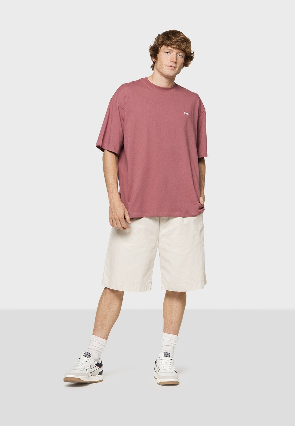 

Базовая футболка UNISEX CALVIN Kaotiko, Бордо