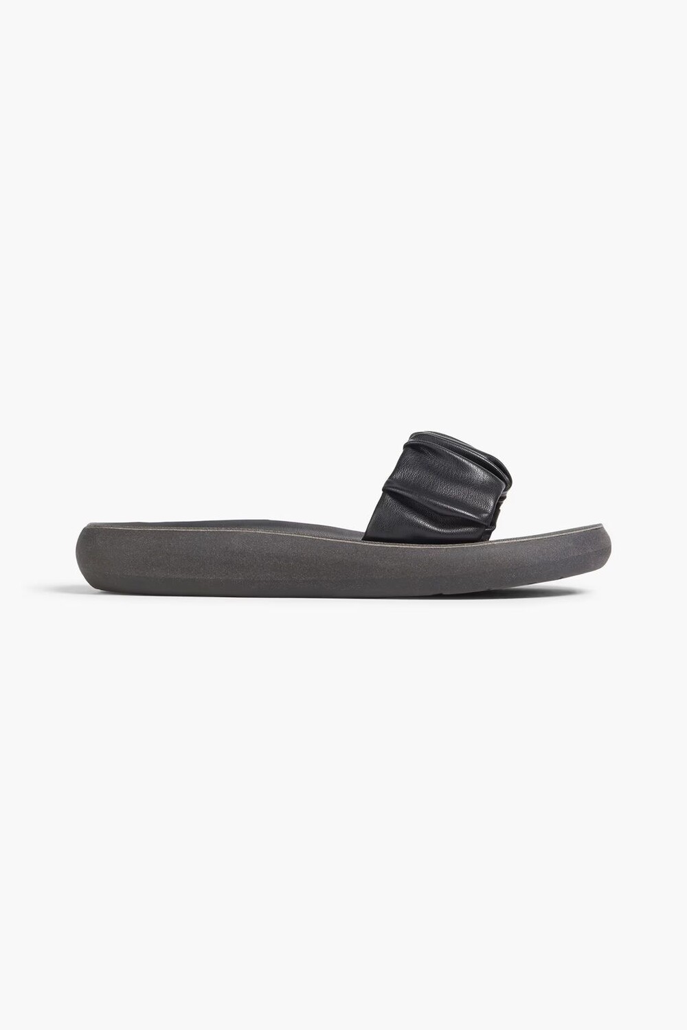 

Шлепанцы Taygete из искусственной кожи со сборками Ancient Greek Sandals, черный