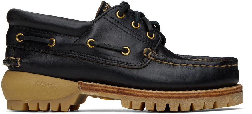 

Черные лоферы Wallace Deck-Folk visvim