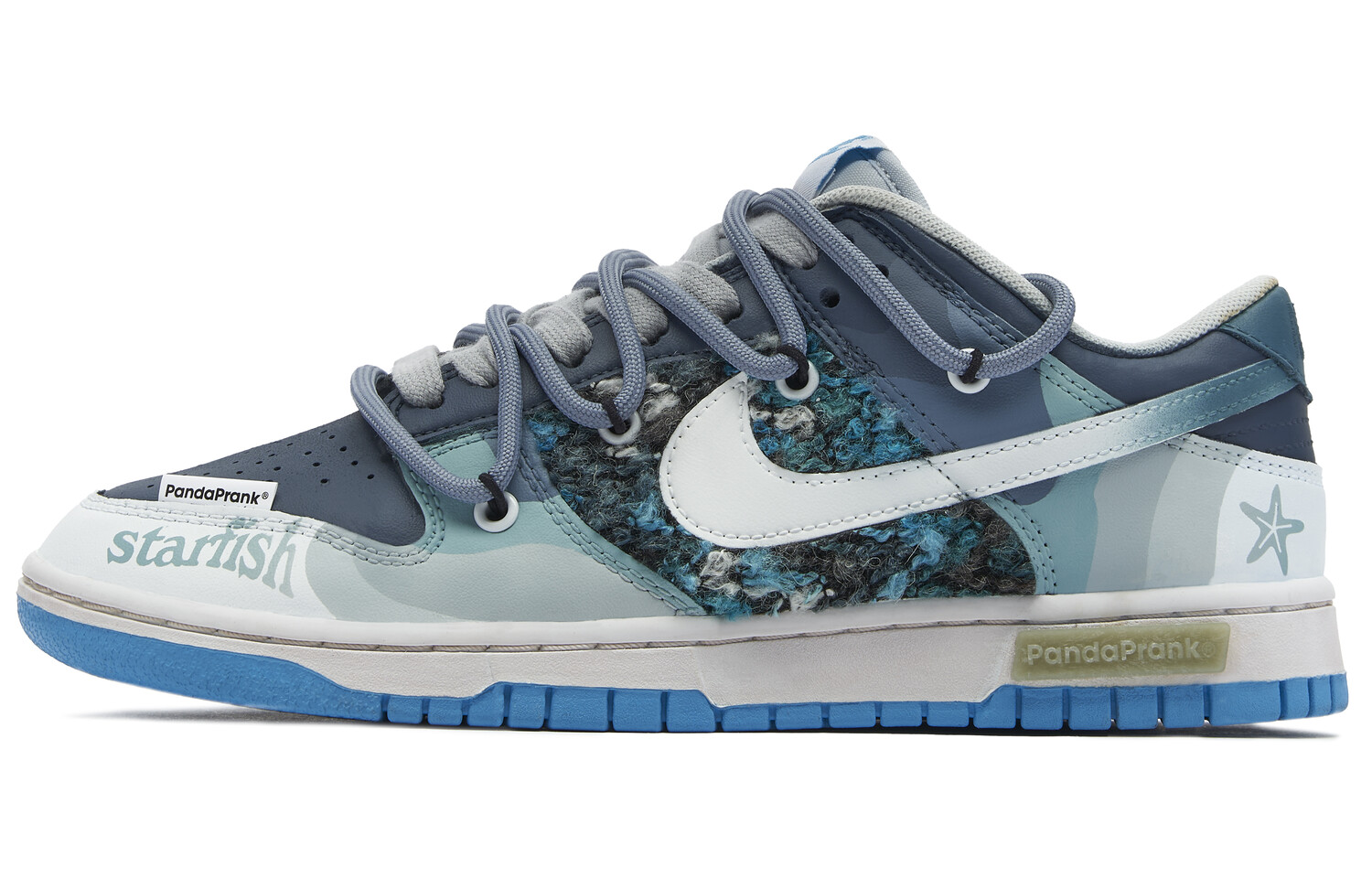 

Кроссовки Nike Dunk Skateboard Shoes Men Low-Top Blue Gray