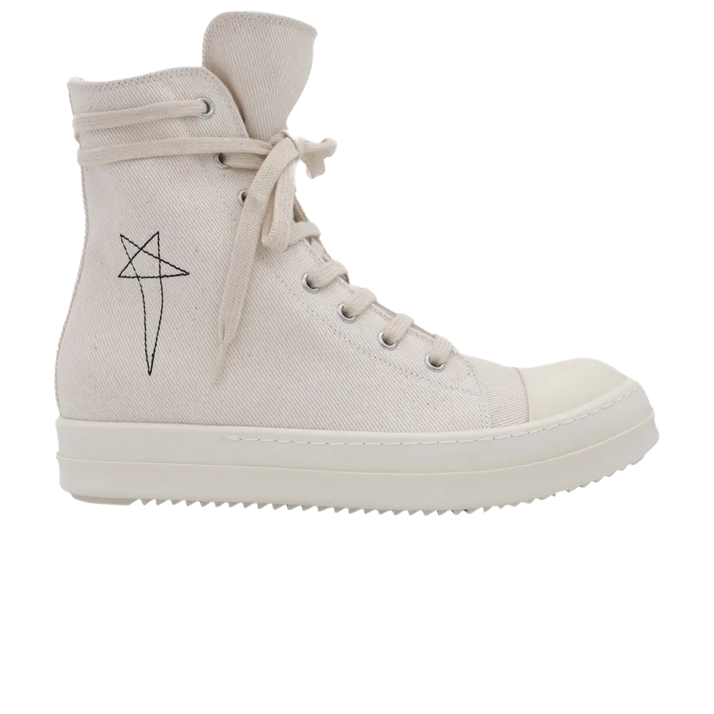 

Высокие кроссовки Rick Owens Wmns DRKSHDW Fogachine Pentagram Embroidery High, коричневый