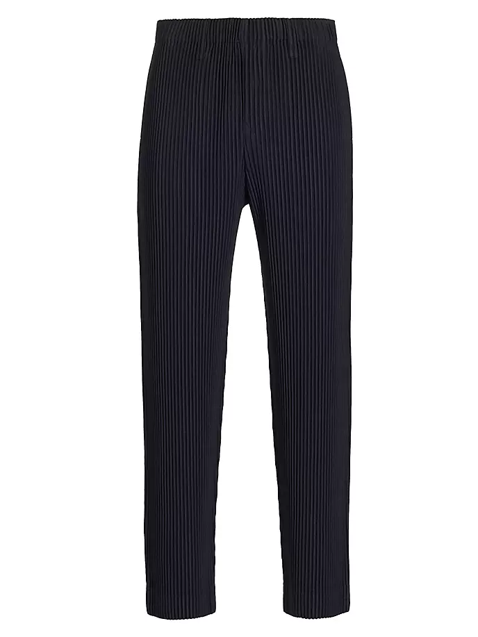 

Базовые трикотажные брюки со складками Homme Plissé Issey Miyake, темно-синий