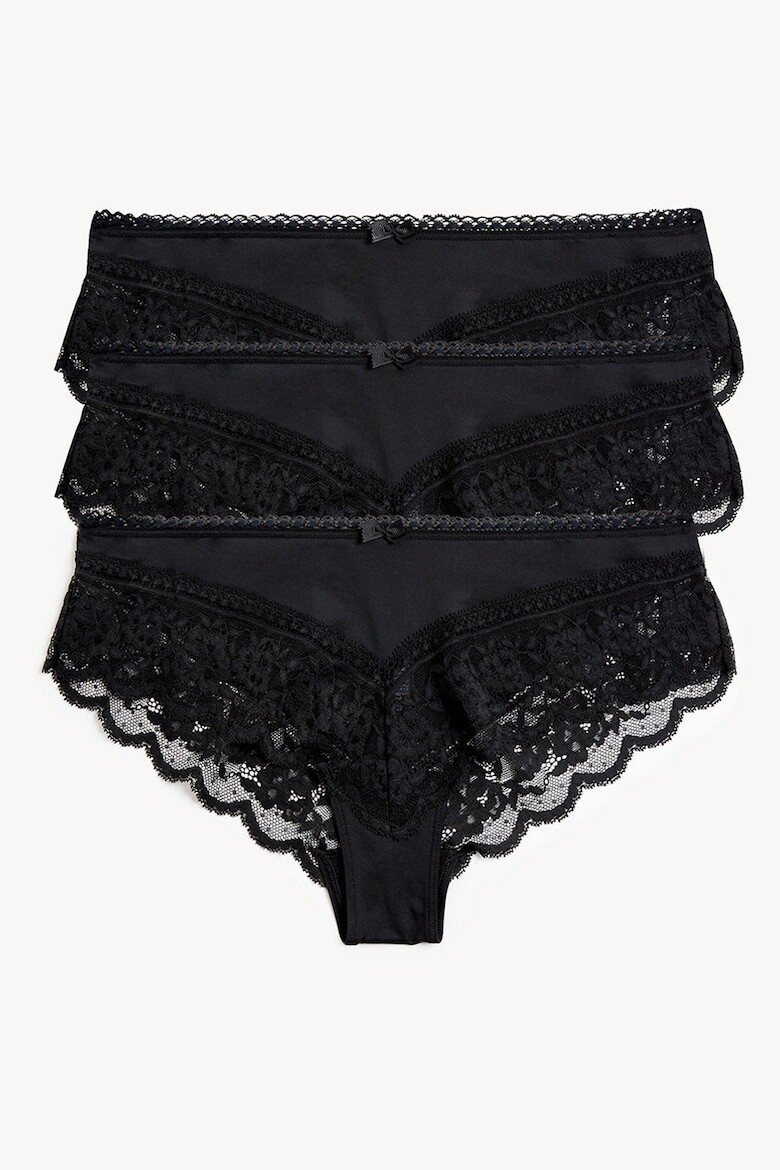 

Хипстерское бикини - 3 пары Marks & Spencer, черный
