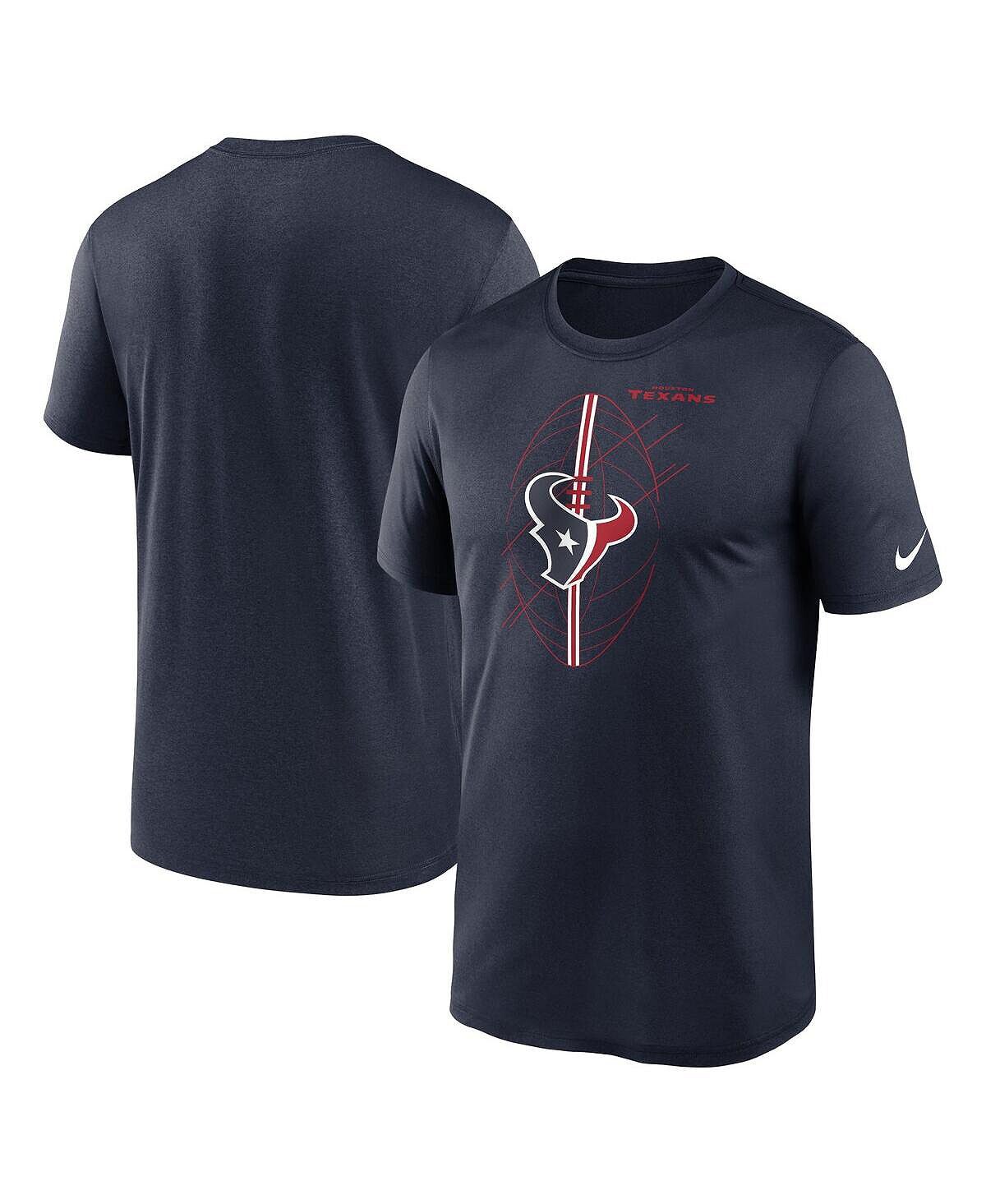 

Мужская темно-синяя футболка Houston Texans Legend Icon Performance Nike, Синий, Мужская темно-синяя футболка Houston Texans Legend Icon Performance Nike