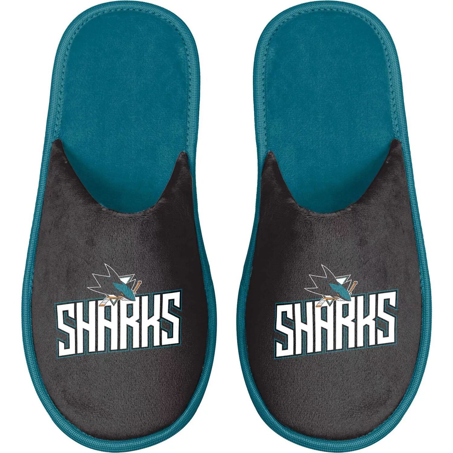 

Мужские шлепанцы FOCO San Jose Sharks Scuff