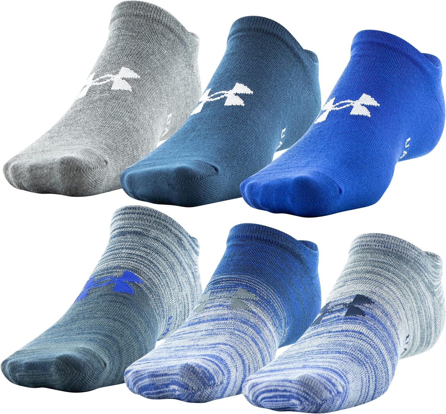 

Носки Essential Lite, 6 пар Under Armour, цвет Royal/Assorted