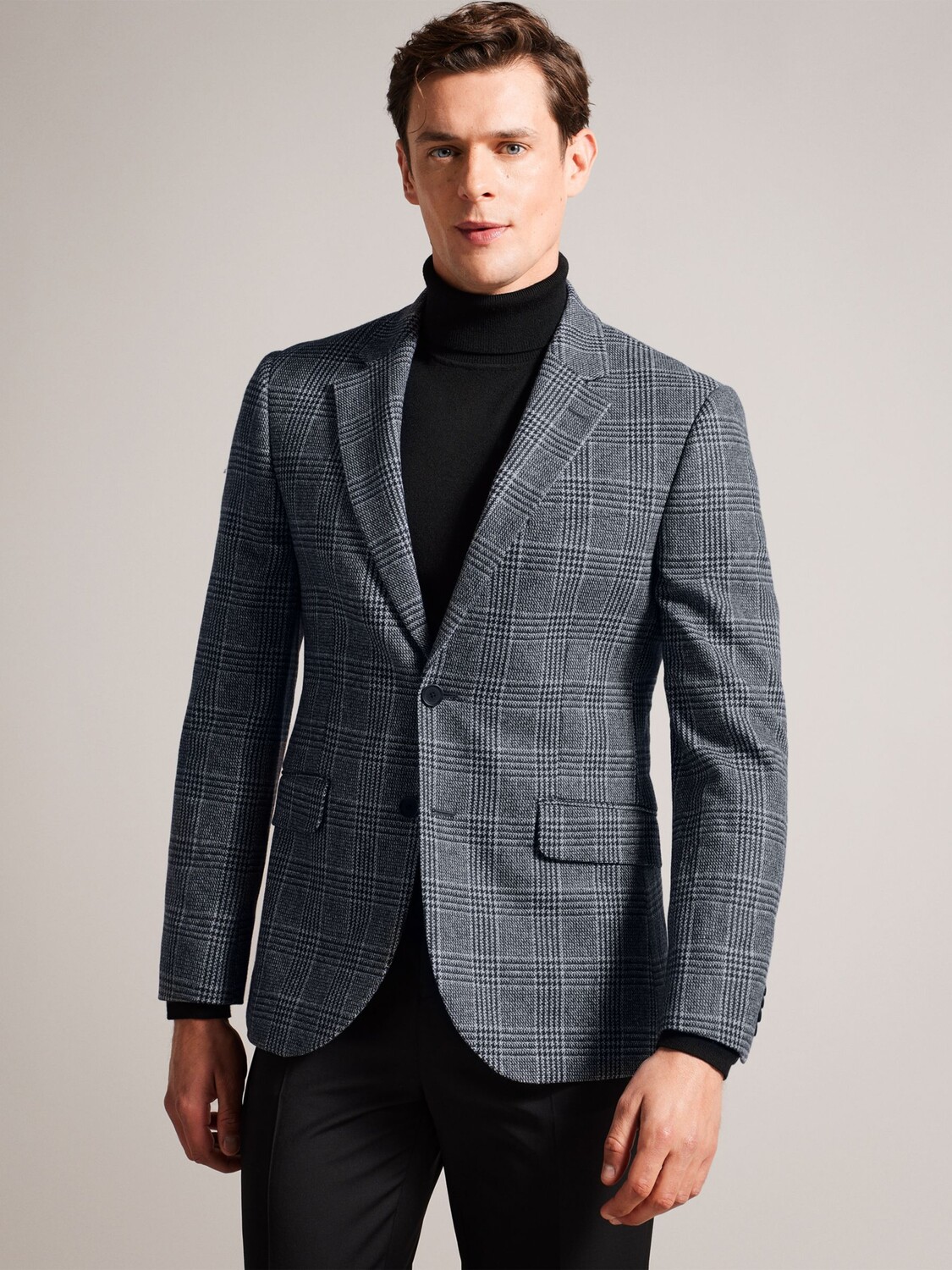 

Шерстяная куртка Alfiej Ted Baker, средний синий