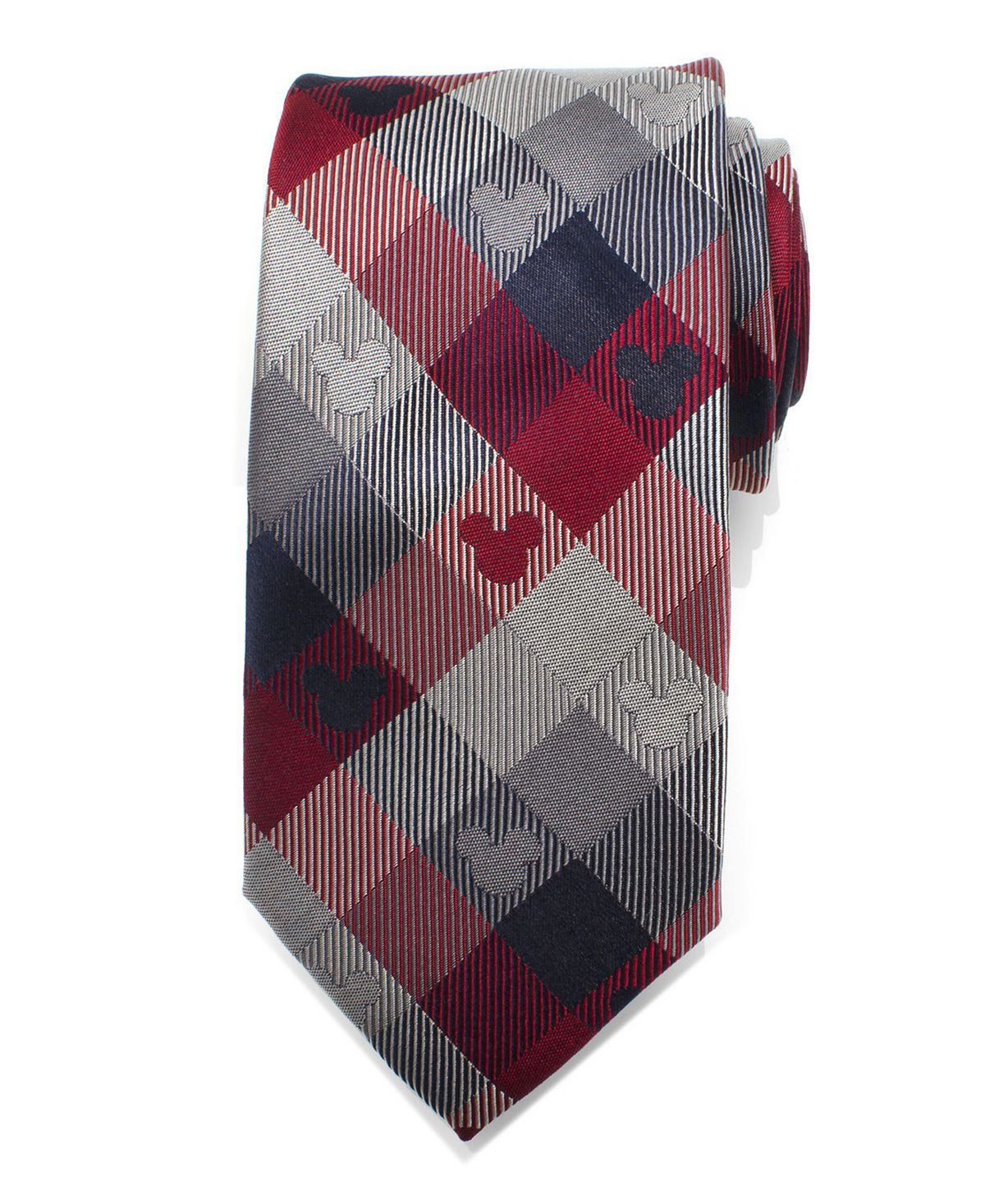 Мужской клетчатый галстук с Микки Маусом Disney мужской клетчатый галстук с микки маусом disney