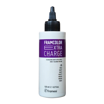 цена Framcolor Extra Charge освежающее средство для волос фиолетового цвета, 4,2 жидких унции, Framesi